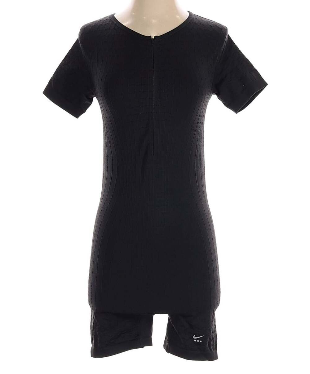 Nike romper MMW Jumpsuit Womens SMALL Black run bike Compression DR5375